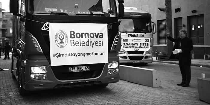 Bornova Belediyesi, Kardeş kent Nurhak’a yardım gönderdi