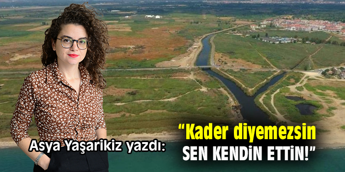 “Kader diyemezsin, sen kendin ettin!”