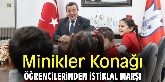 Minikler Konağı öğrencilerinden İstiklal Marşı
