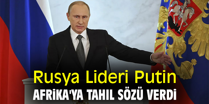 Rusya Lideri Putin, Afrika'ya tahıl sözü verdi
