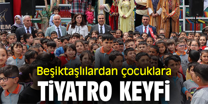 Beşiktaşlılardan çocuklara tiyatro keyfi