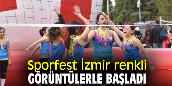 Sporfest İzmir renkli görüntülerle başladı