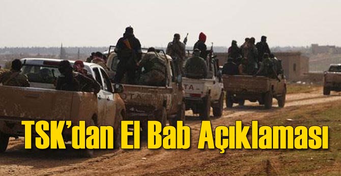 TSK'dan El Bab Açıklaması
