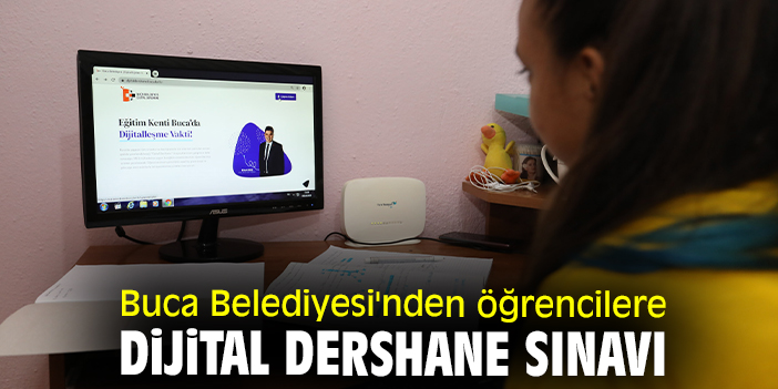 Buca Belediyesi'nden öğrencilere dijital dershane sınavı