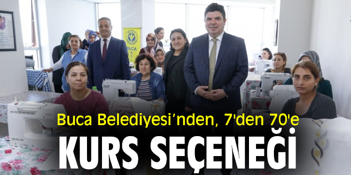 Buca Belediyesi'nden, 7'den 70'e kurs seçeneği
