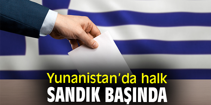 Yunanistan’da halk sandık başında