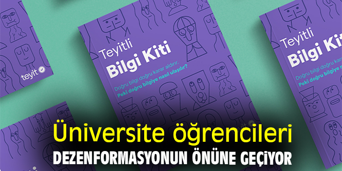 Üniversite öğrencileri dezenformasyonun önüne geçiyor