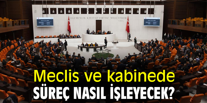 Meclis ve kabinede süreç nasıl işleyecek?