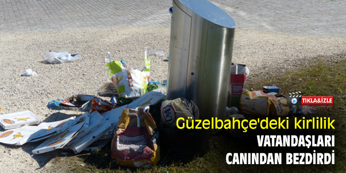 Güzelbahçe'deki kirlilik, vatandaşları canından bezdirdi