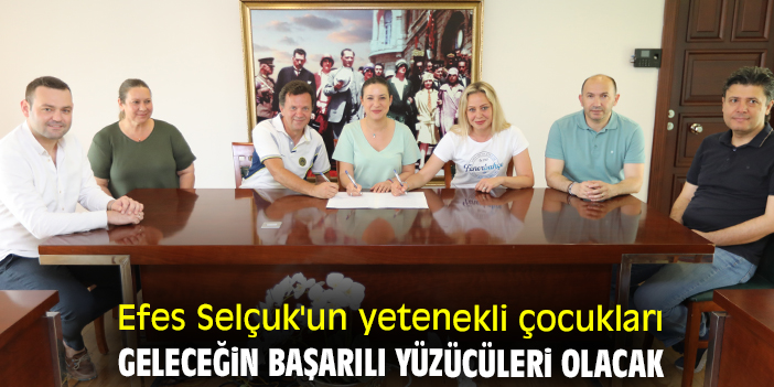 Efes Selçuk'un yetenekli çocukları geleceğin başarılı yüzücüleri olacak