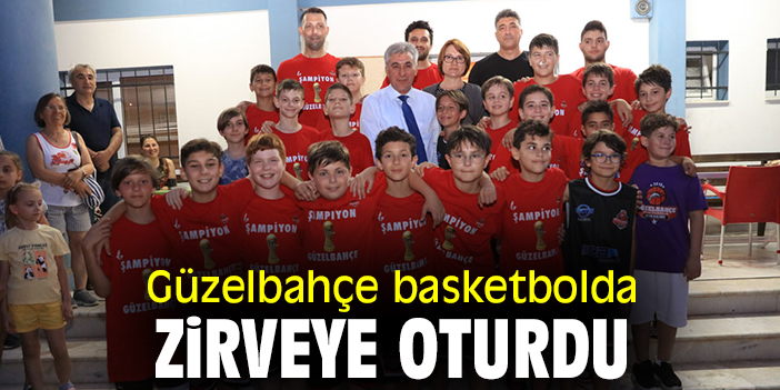 Güzelbahçe basketbolda zirveye oturdu