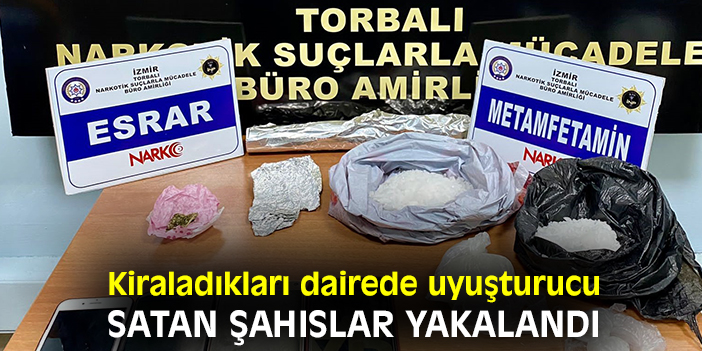 Kiraladıkları dairede uyuşturucu satan şahıslar yakalandı
