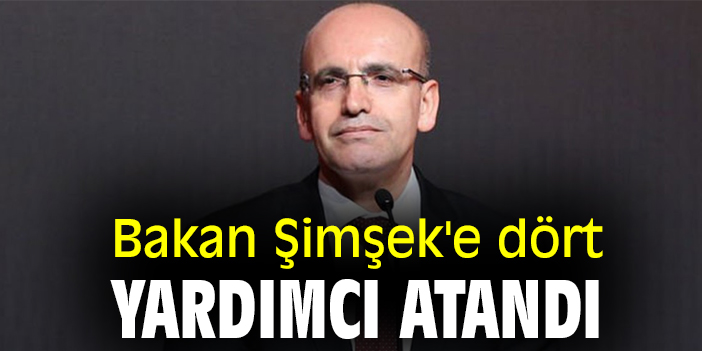 Bakan Şimşek'e dört yardımcı atandı