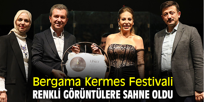 Bergama Kermes Festivali, renkli görüntülere sahne oldu