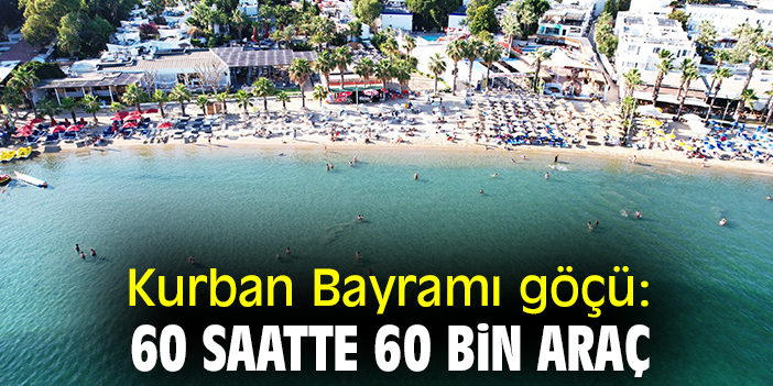 Kurban Bayramı göçü: 60 saatte 60 bin araç