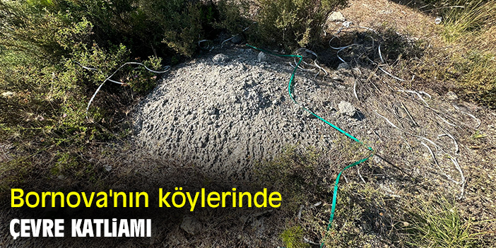 Bornova'nın köylerinde çevre katliamı