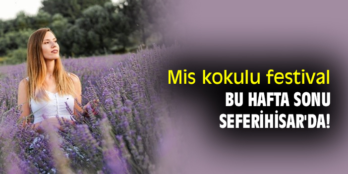Mis kokulu festival, bu hafta sonu Seferihisar'da!