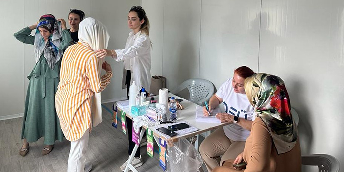 DEÜ salgına karşı sahada