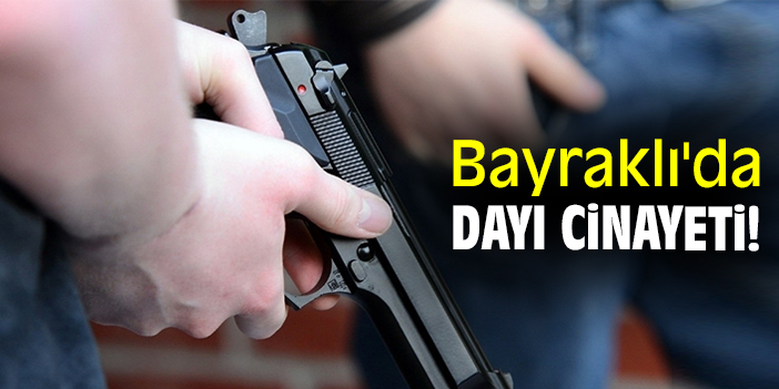Bayraklı'da dayı cinayeti!