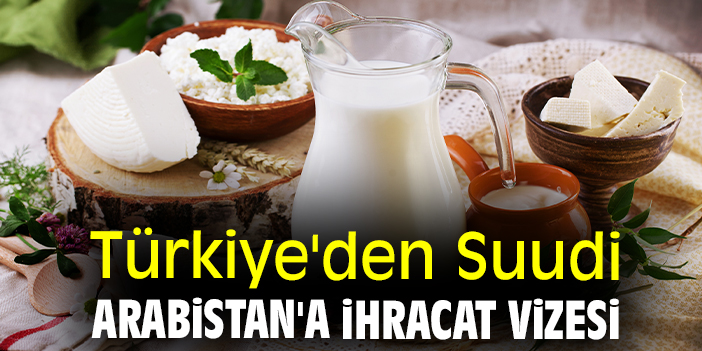 Türkiye'den Suudi Arabistan'a ihracat vizesi