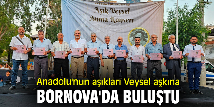 Anadolu'nun aşıkları Veysel aşkına Bornova'da buluştu