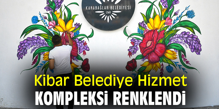 Kibar Belediye Hizmet Kompleksi renklendi