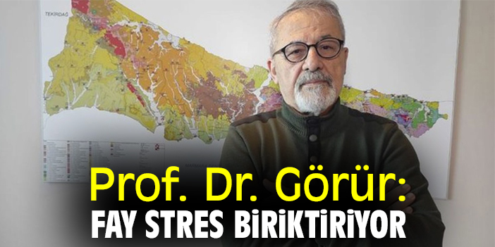 Prof. Dr. Görür: Fay stres biriktiriyor