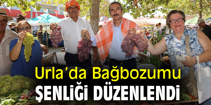 Urla’da Bağbozumu Şenliği düzenlendi