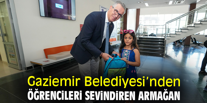 Gaziemir Belediyesi’nden öğrencileri sevindiren armağan