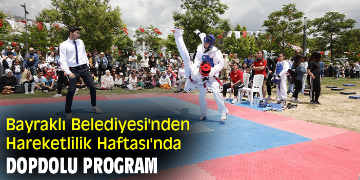 Bayraklı Belediyesi'nden Hareketlilik Haftası'nda dopdolu program