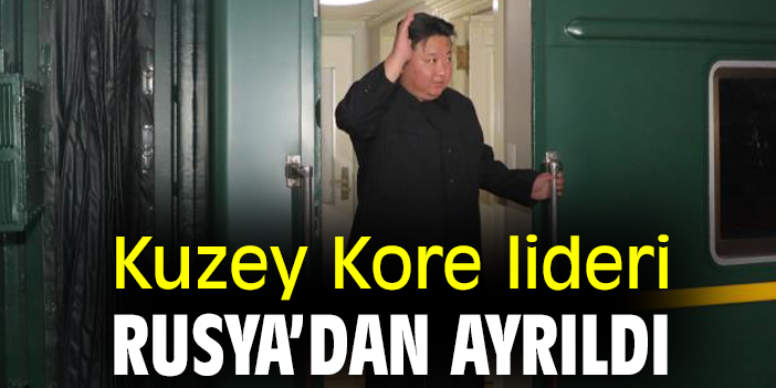 Kuzey Kore lideri Rusya’dan ayrıldı