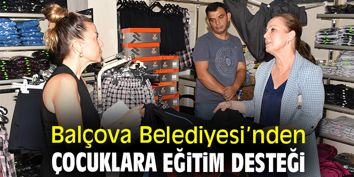 Balçova Belediyesi’nden çocuklara eğitim desteği