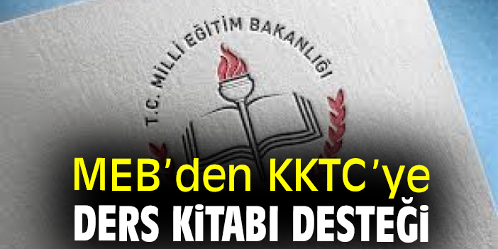 MEB’den KKTC’ye ders kitabı desteği
