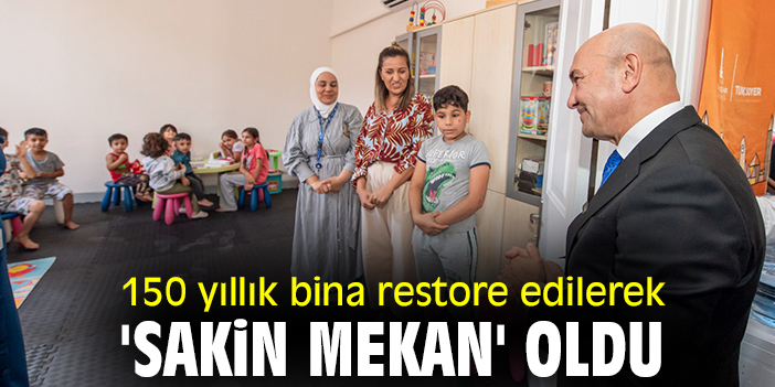 150 yıllık bina restore edilerek 'Sakin Mekan' oldu