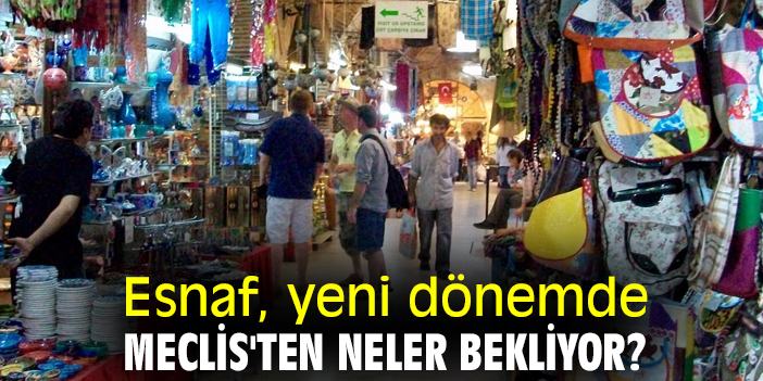 Esnaf, yeni dönemde Meclis'ten neler bekliyor?