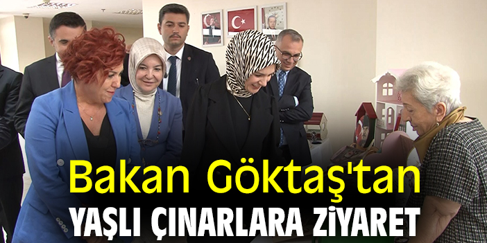 Bakan Göktaş'tan yaşlı çınarlara ziyaret