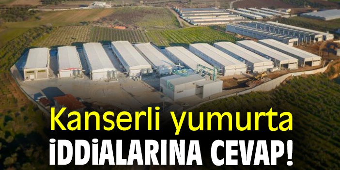 Kanserli yumurta iddialarına cevap!