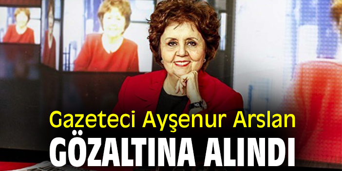 Gazeteci Ayşenur Arslan gözaltına alındı