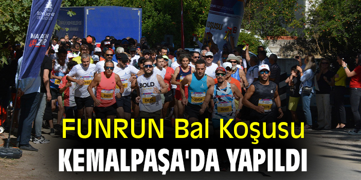 FUNRUN Bal Koşusu Kemalpaşa'da yapıldı