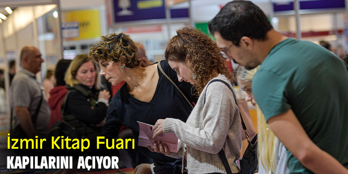 İzmir Kitap Fuarı kapılarını açıyor