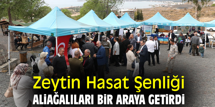 Zeytin Hasat Şenliği Aliağalıları bir araya getirdi