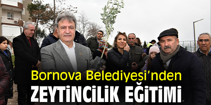 Bornova Belediyesi’nden zeytincilik eğitimi