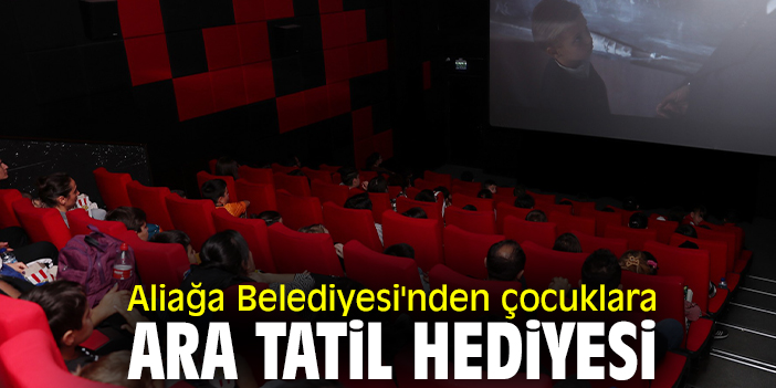 Aliağa Belediyesi'nden çocuklara ara tatil hediyesi