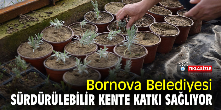 Bornova Belediyesi sürdürülebilir kente katkı sağlıyor