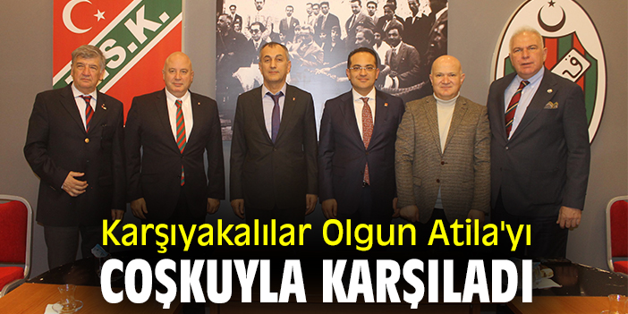 Karşıyakalılar Olgun Atila'yı coşkuyla karşıladı