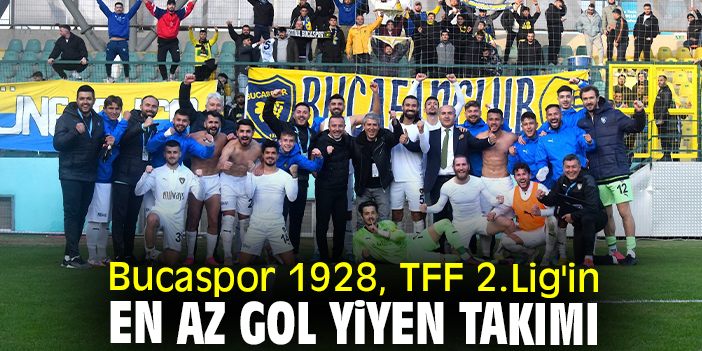 Bucaspor 1928, TFF 2.Lig'in en az gol yiyen takımı