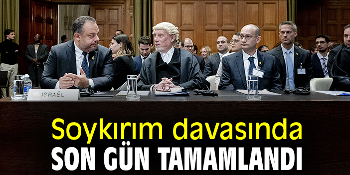Soykırım davasında son gün tamamlandı