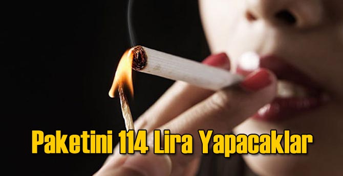 Bir Paket Sigara Fiyatı 114 Lira Olacak!