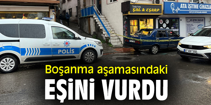 Boşanma aşamasındaki eşini vurdu