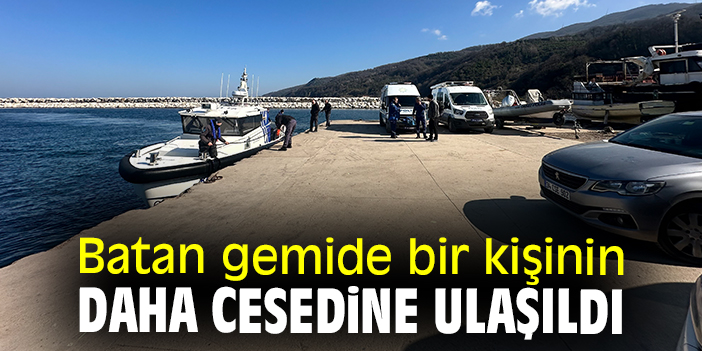 Batan gemide bir kişinin daha cesedine ulaşıldı